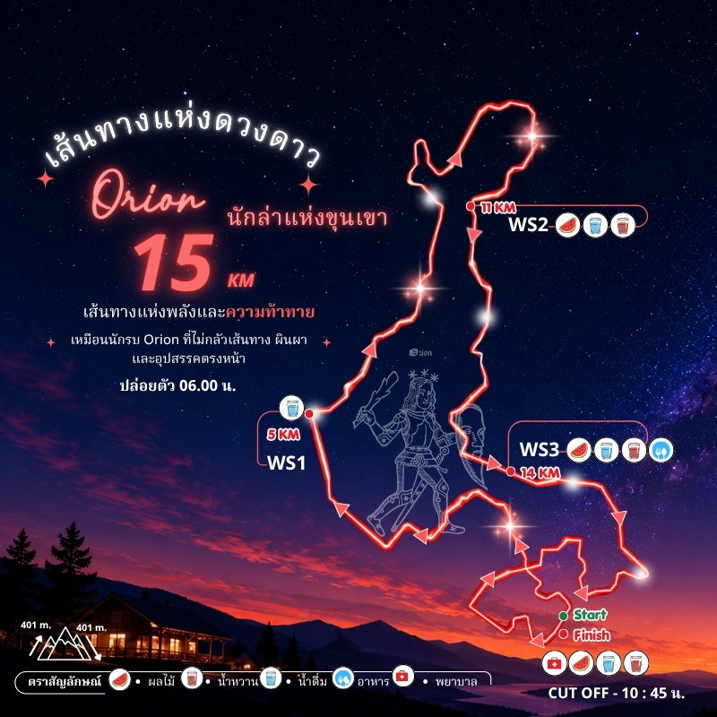 ข้อมูลเส้นทาง 15KM